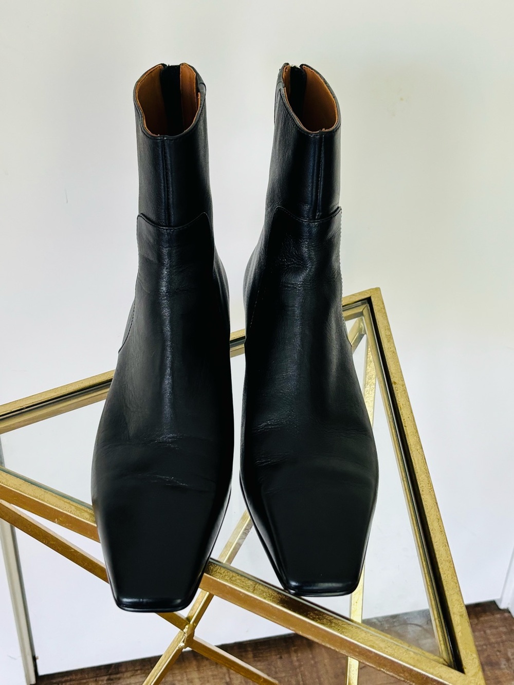 NWOB womens Madewell Lexie Boot in black leather size 8.5 - Picture 7 of 9